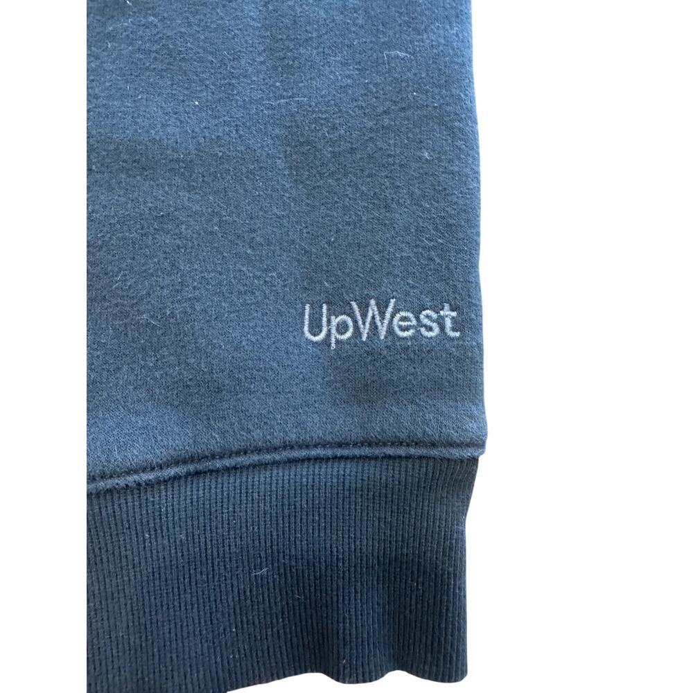 UpWest Hoodie Sweatshirt Black Gray, XL Casual Pullover – 29″ Length-Unisex - Picture 3 of 6